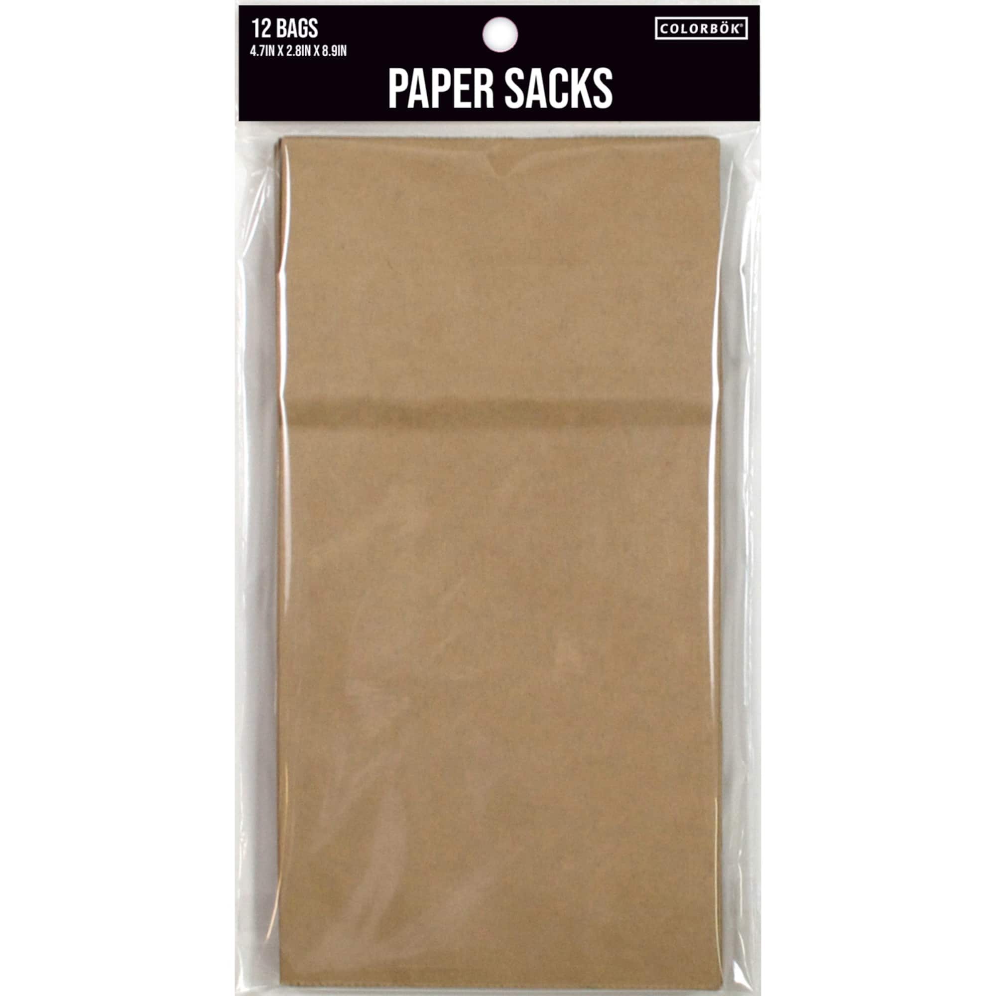 Colorbok® 4.7" X 8.9" Medium Paper Kraft Gift Bags, 12ct.